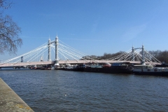 Die Albert Brücke in Chelsea